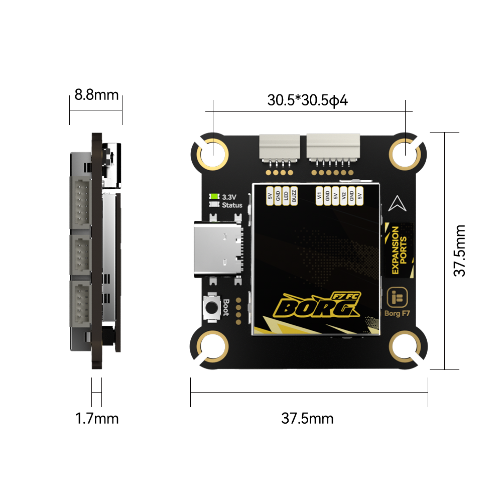 IFlight Borg F7 + Borg 60 ESC  - Fpv Flight Controller F7 Stack 60A avis et prix
