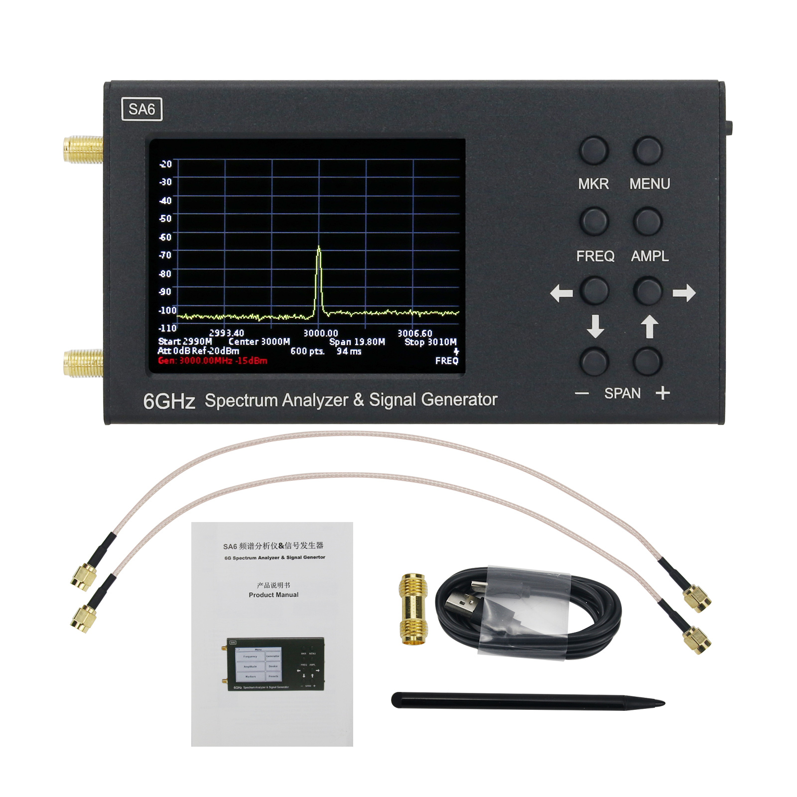 SA6 6GHz analyseur de spectre  - Signal Generator Spectrum Analyzer avis et prix