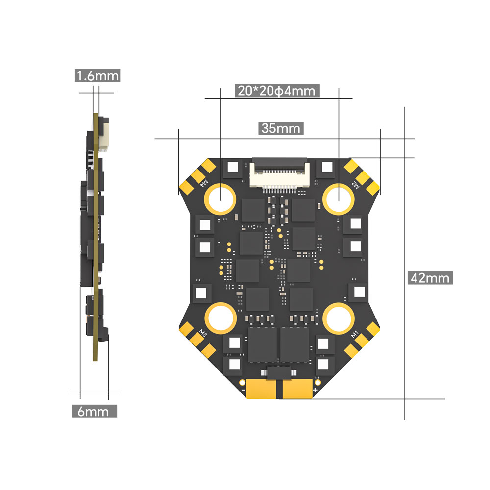 iFlight Borg F7 Mini Stack : C - Fpv Flight Controller F7 Stack 60A avis et prix